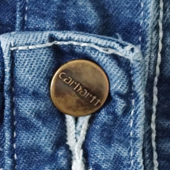 Carhartt dungaree fit carpenter jeans Men's Size 38-32 - Picture 7 of 14